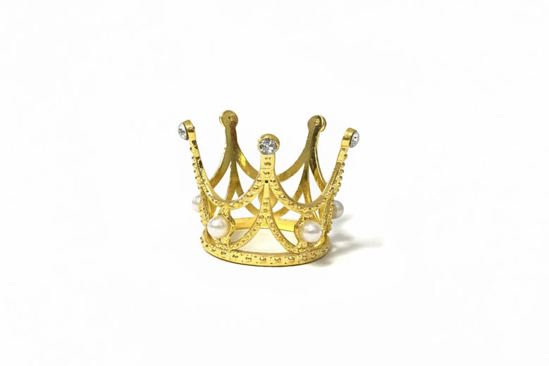 1.5” Pearl Gold Crown