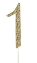 Gold Rhinestone Number-1