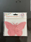 12pcs 3D Baby Pink Butterfly’s
