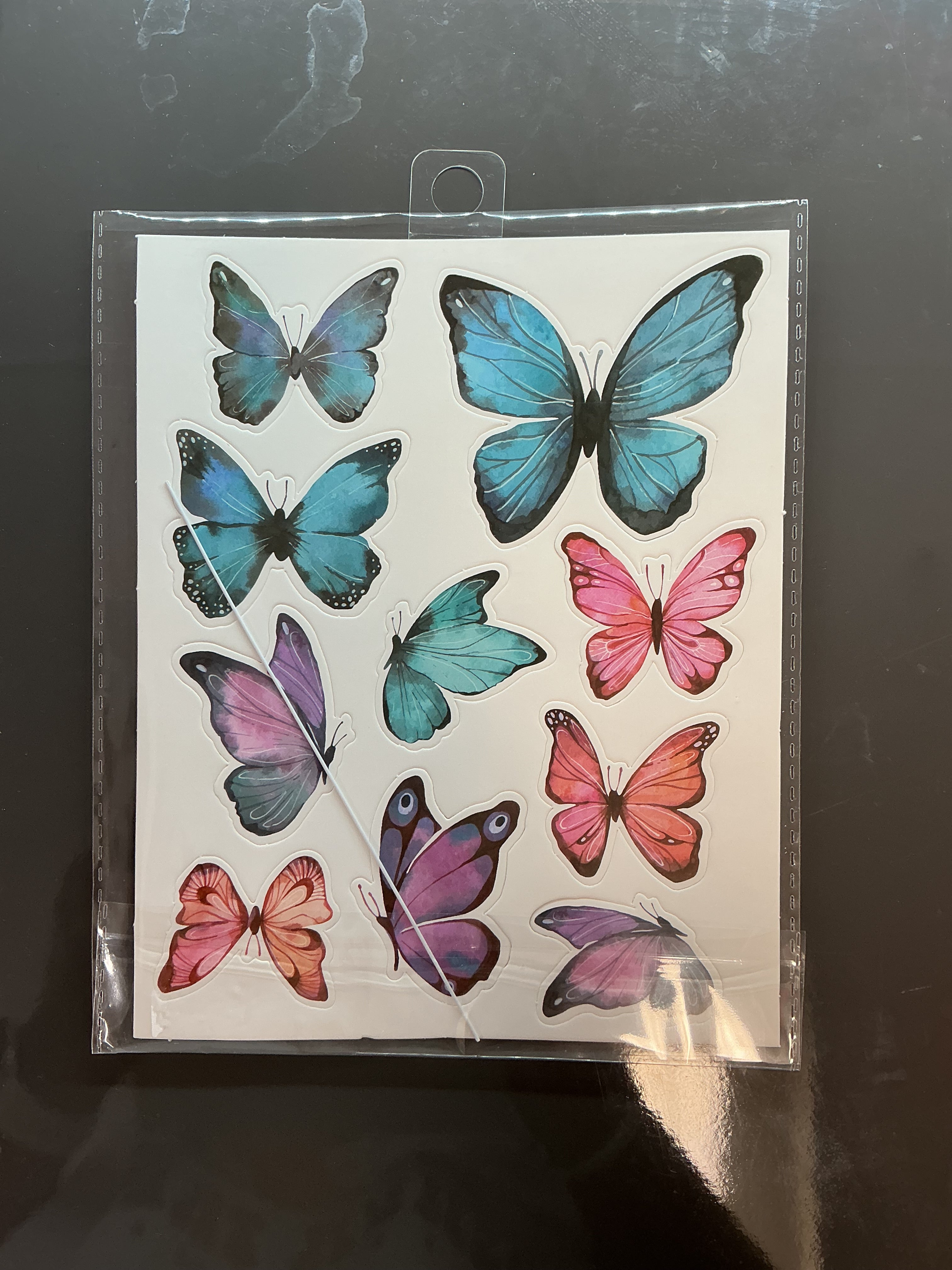 Blue/Pink Duo Butterfly Set