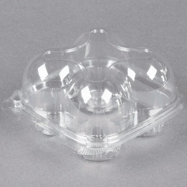 Plastic Cupcake 4ct