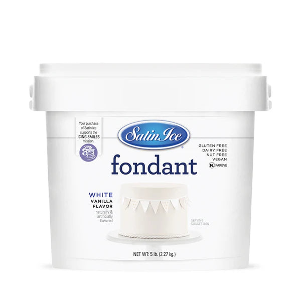 Satin Ice Fondant 5lb-White