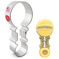 Rattle Cookie Cutter 4 1/2"