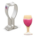 Wine Glass Cookie Cutter 4 1/4"