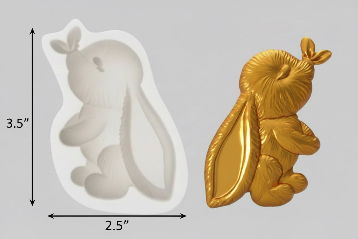 Bunny With Butterfly Mold