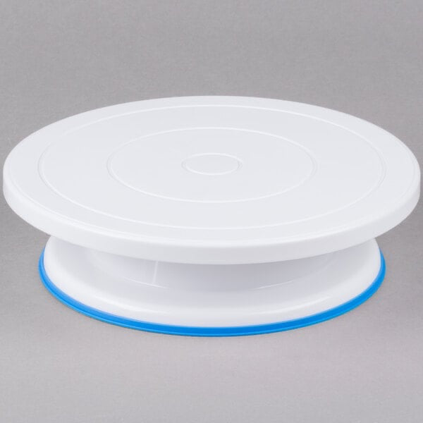 White/Blue Top Turntable