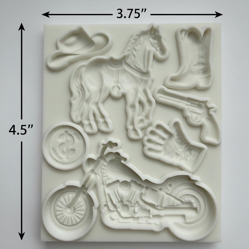 Cowboy Biker Mold