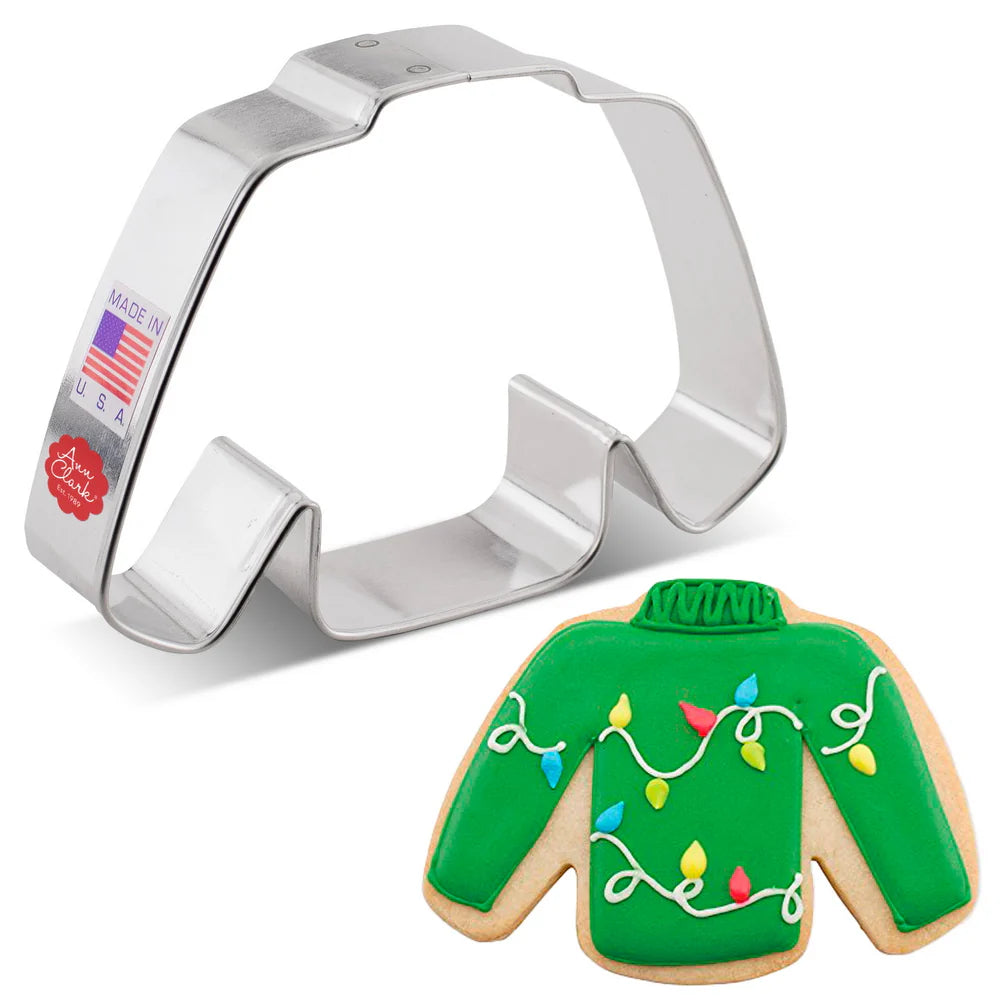 Sweater Cookie Cutter, 4 1/4"
