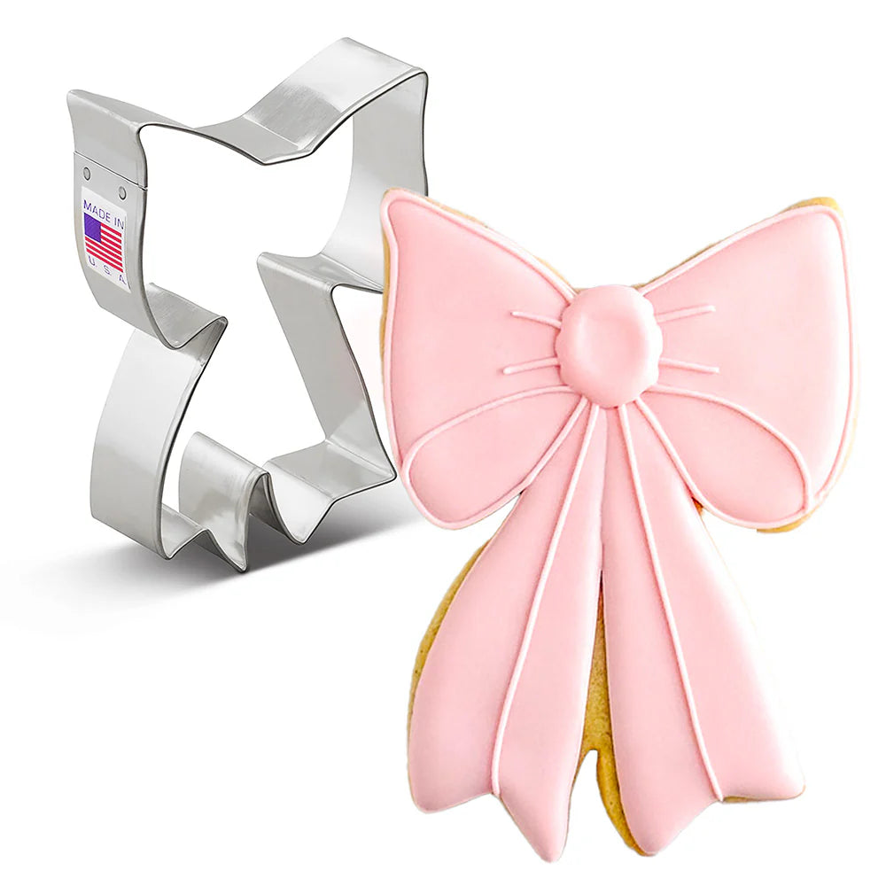 Bow / Ribbon Cookie Cutter 4"