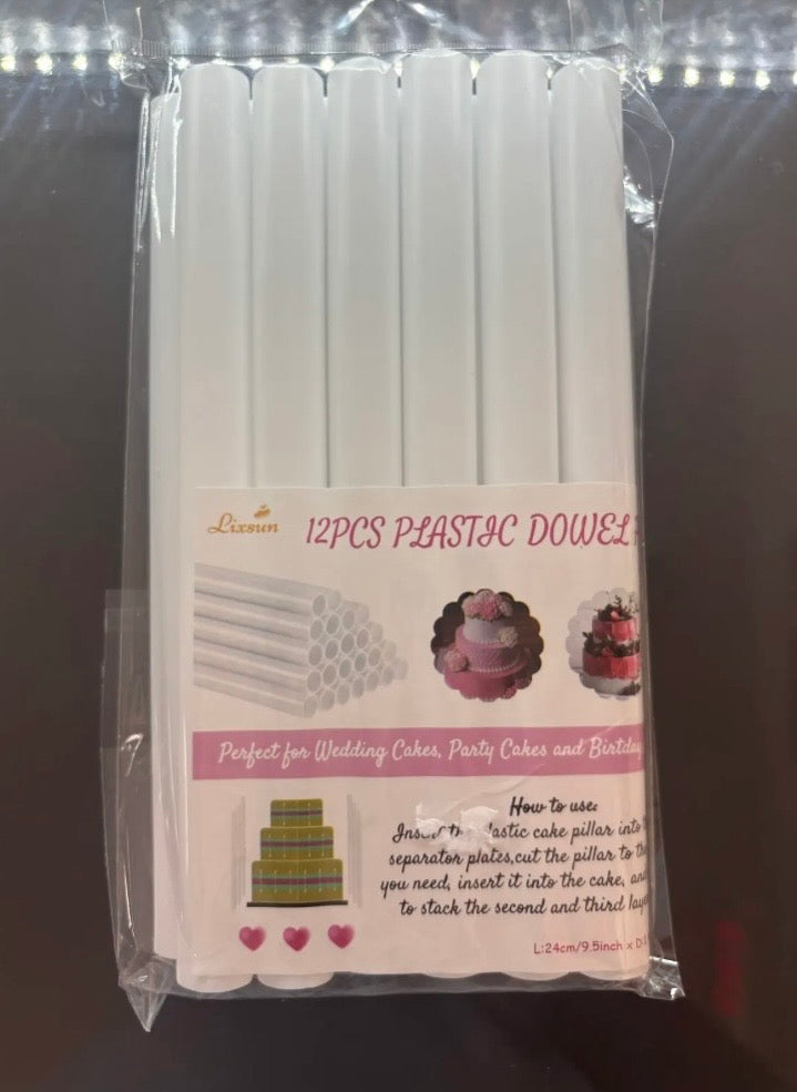 9.5” x 0.75” 12pcs Dowel Rods