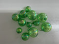 Green clear ball