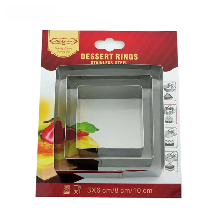 Dessert Rings-Stainless Steel