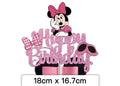 Cake Topper-Minnie Happy Birthday
