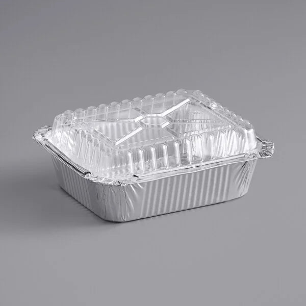 2.25lb. Foil Take-Out Container with Dome Lid