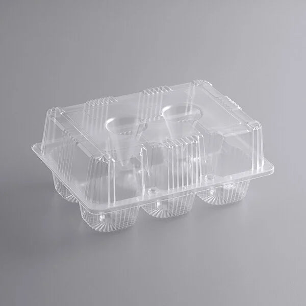 Plastic Cupcake 6ct