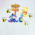 Cake Topper-Winnie the Poo Happy Birthday
