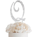 Rhinestone Letter Topper-Q