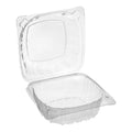 Plastic Hinged Lid Container 5 3/8" x 5 1/4" x 2 5/8"