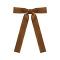 Brown Velvet Bow