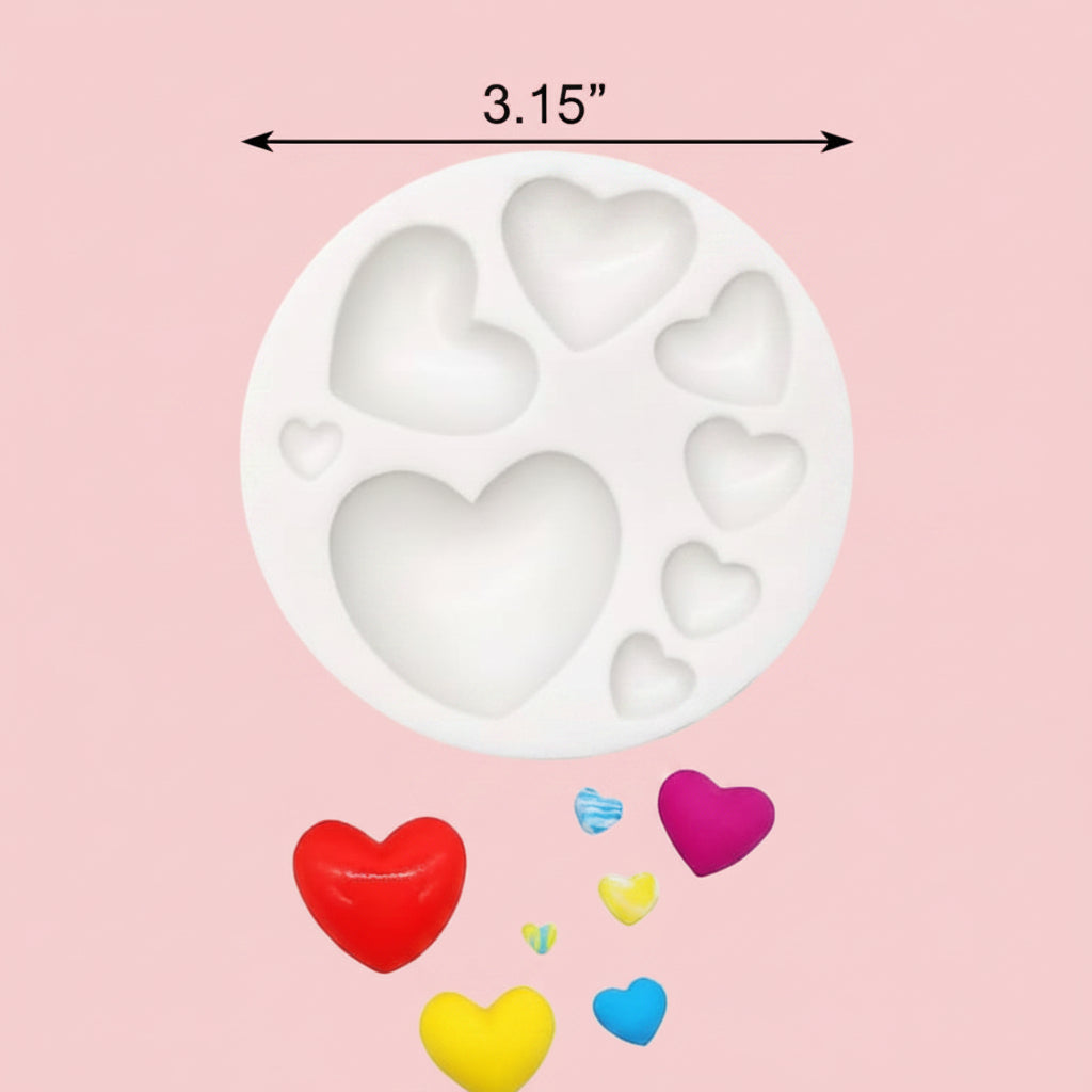 Heart Round Mold