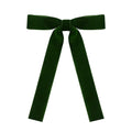 Green Velvet Bow