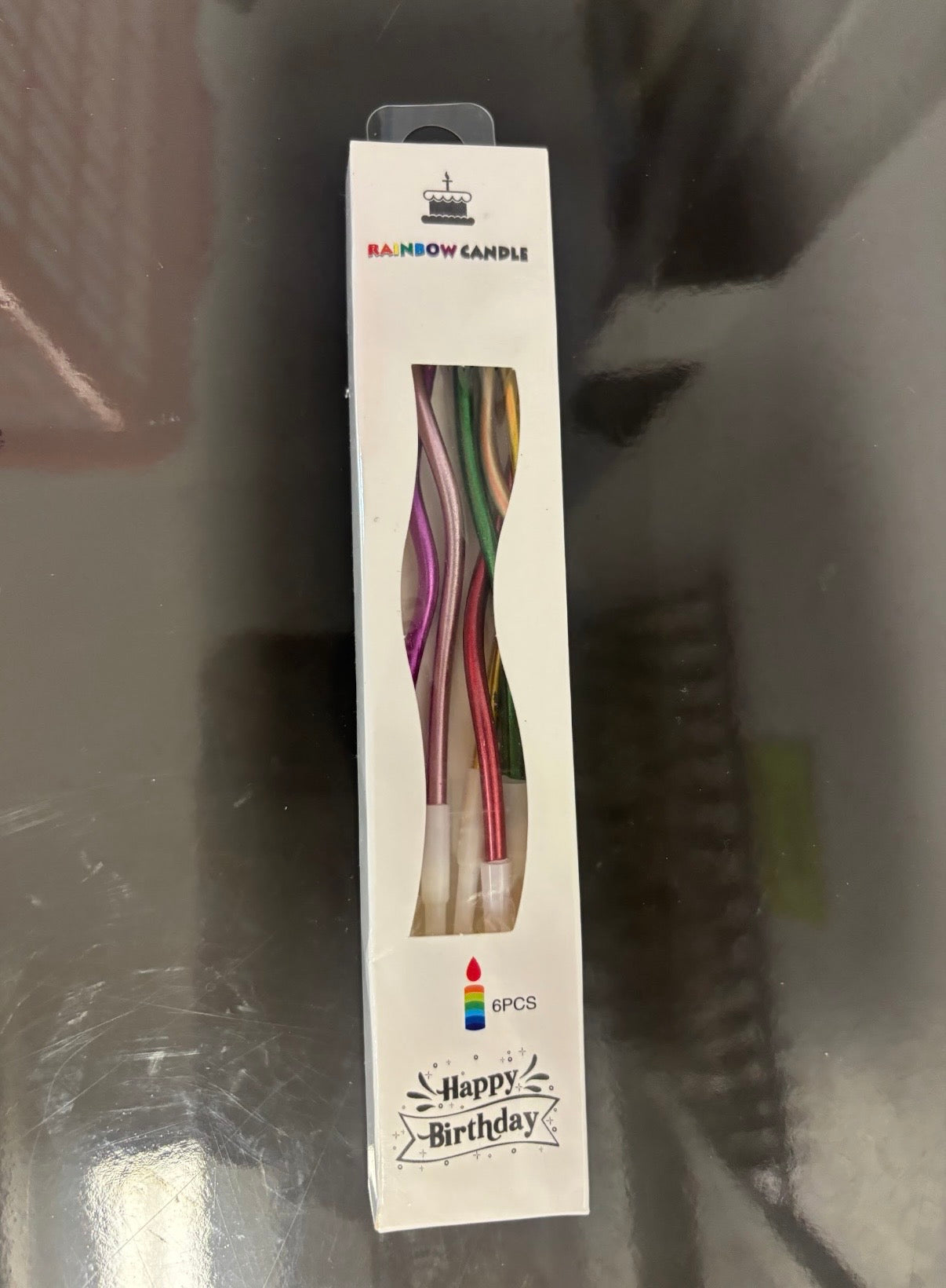 Swirl Candle-Multi-color