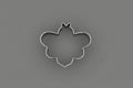 Butterfly Cookie Cutter 2 1/2"