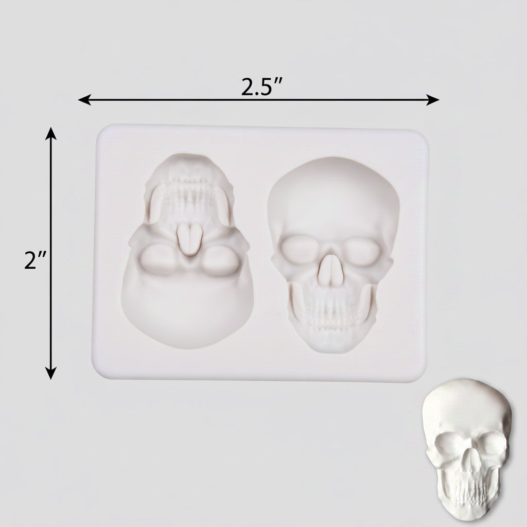 Skeleton Head Mold