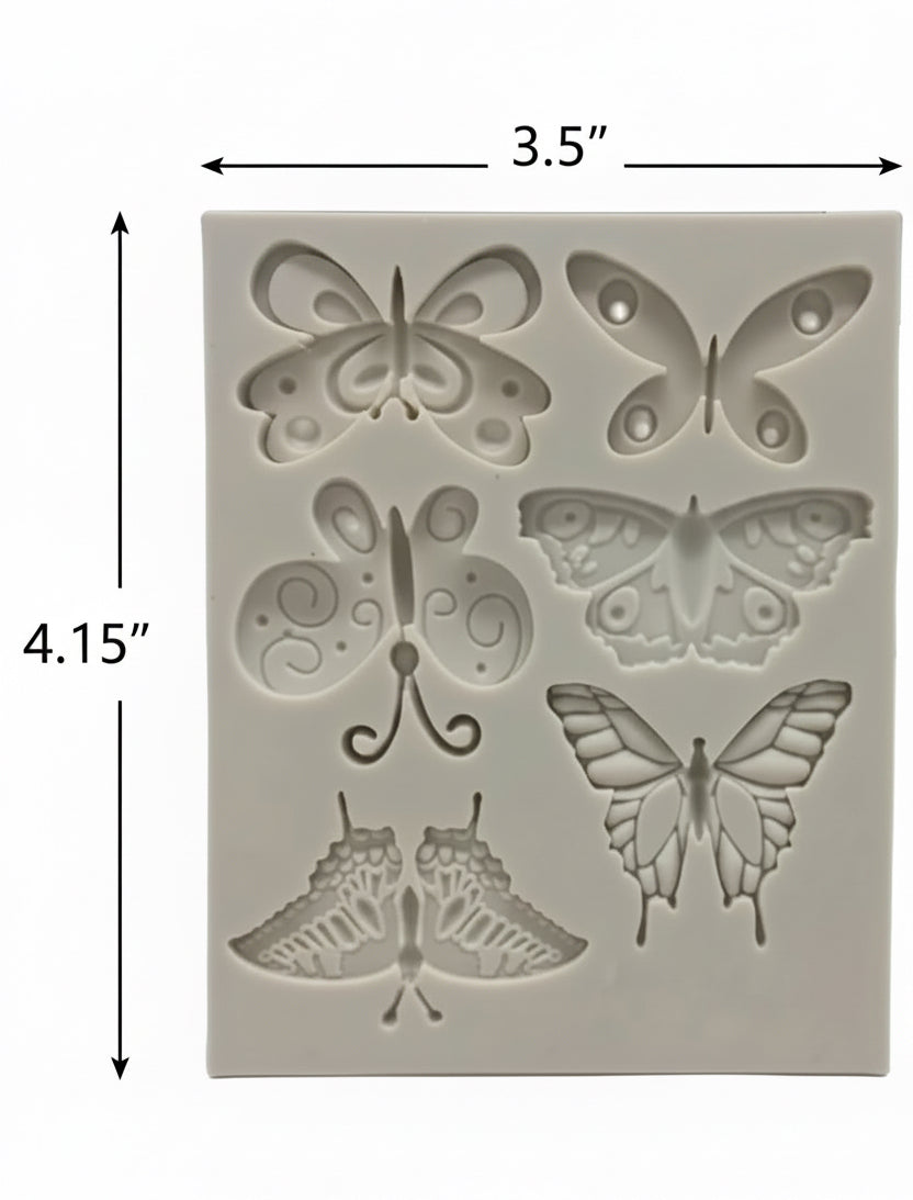 Butterfly 6pc Mold