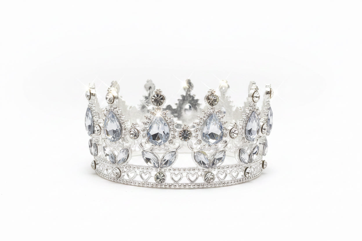 2.5” Silver Rhn Crown