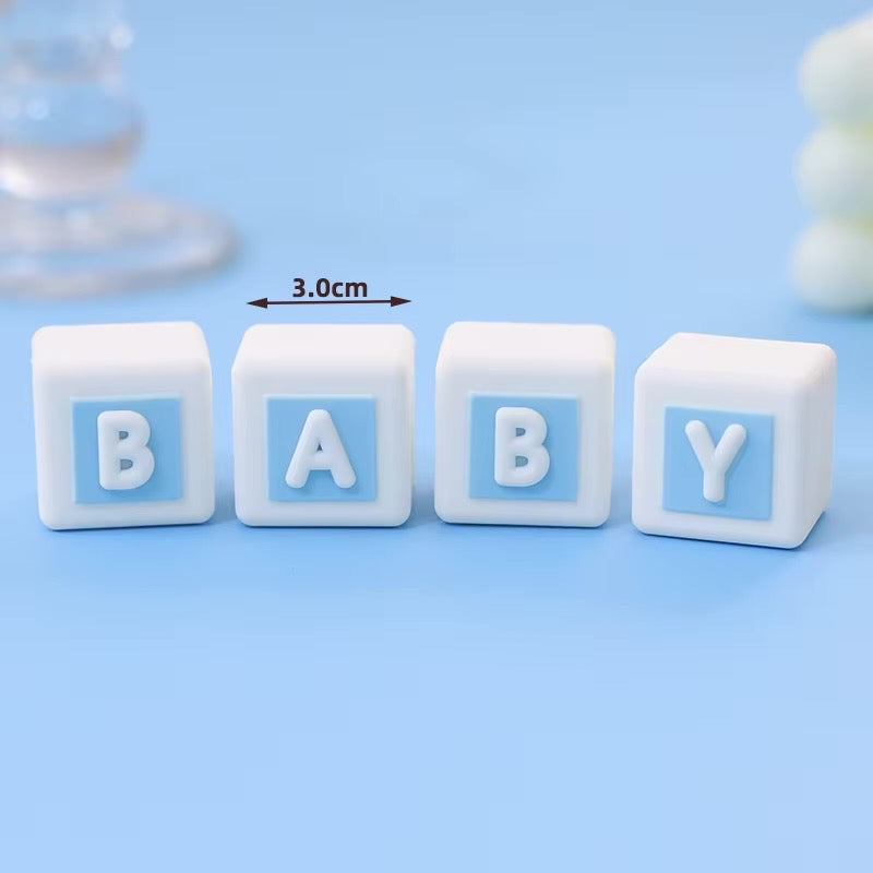 Blue baby blocks
