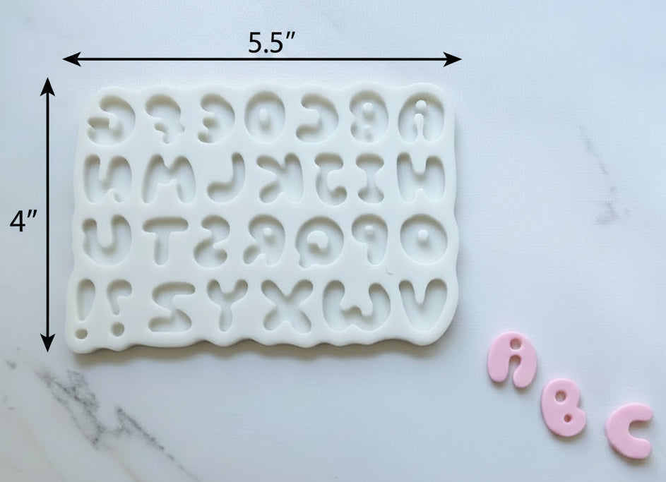 Bubble Letters Mold