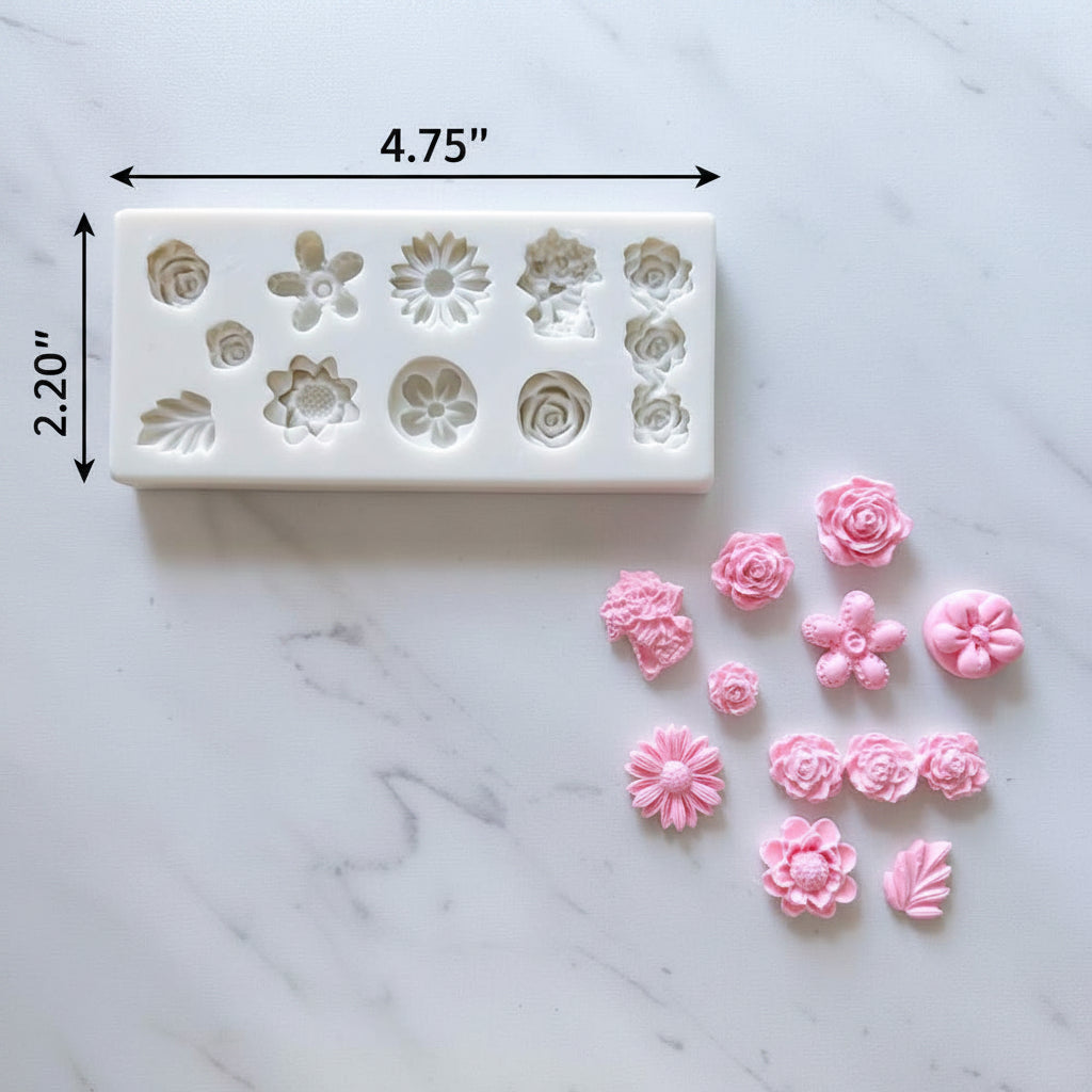 10pc Floral Mold