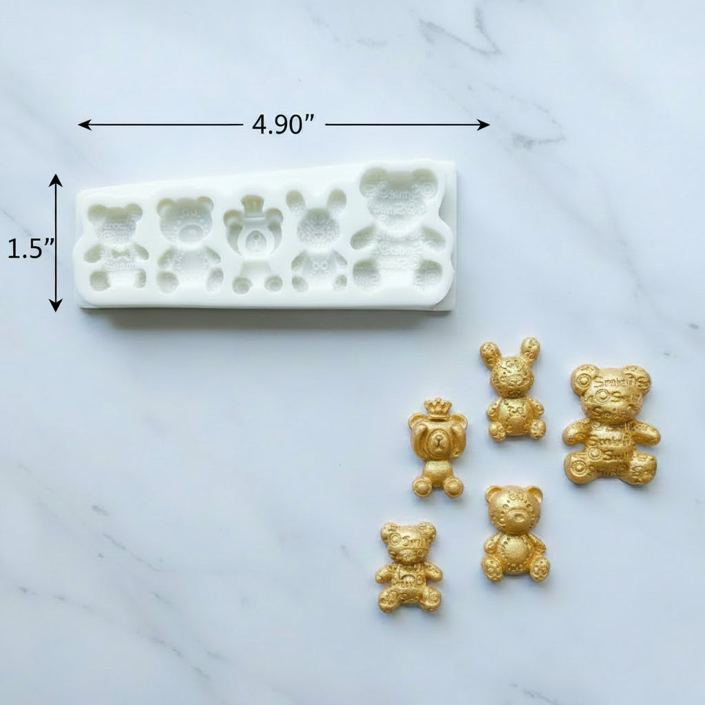 Smile Teddy Bears Mold