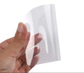 5 Pcs Flexible Transparent Plastic Cake Scraper Smoother