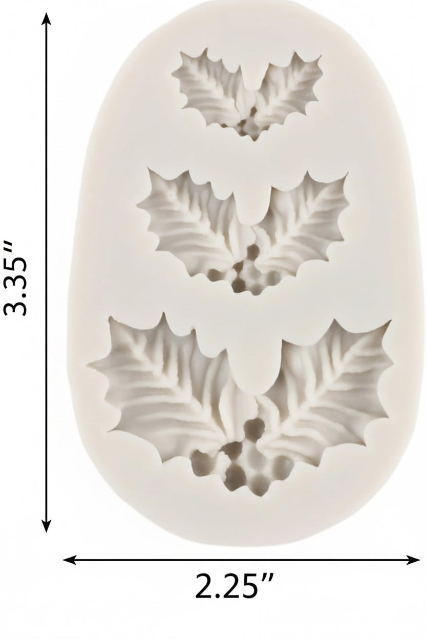 Christmas Leaves Mold