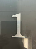 4” Silver number topper-1