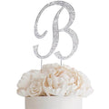 Rhinestone Letter Topper-B