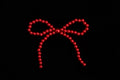 Red pearl bow