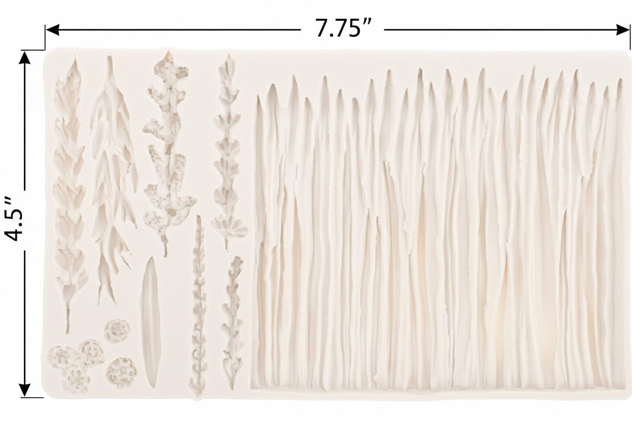 Lavender Flower & Grass Mold