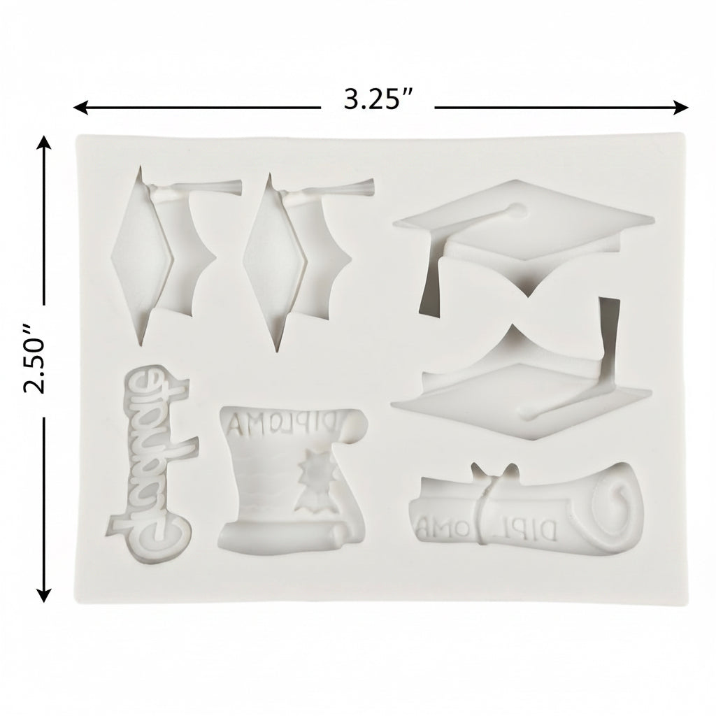 Grad. Cap & Diploma Mold