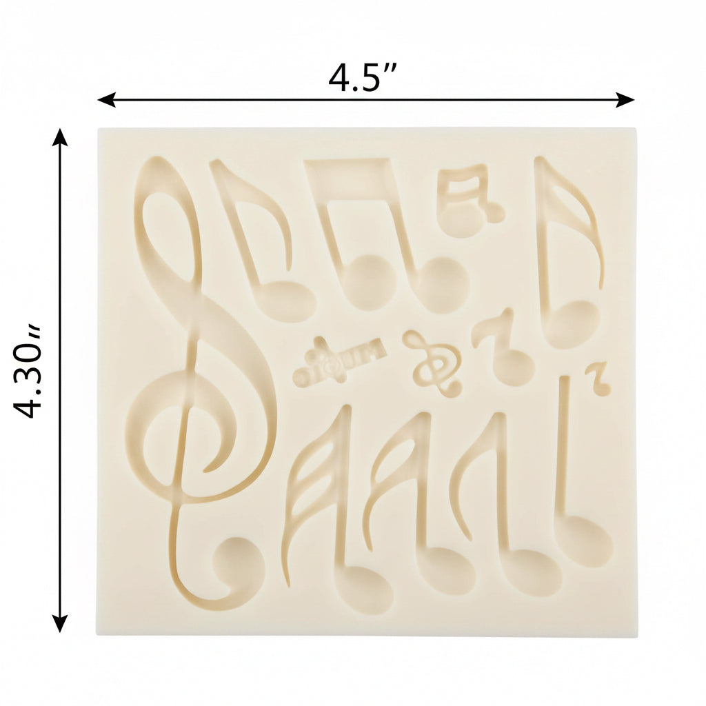 Music Notes Mold