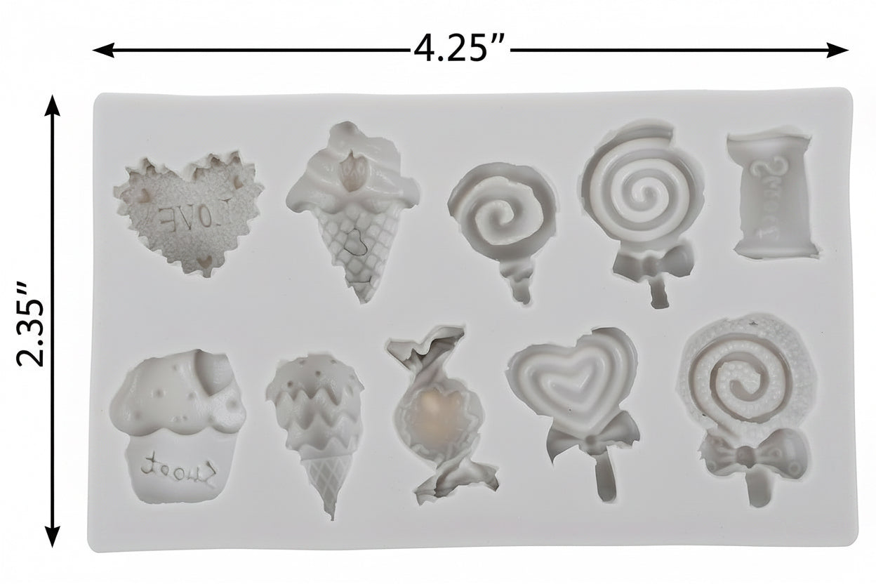 Ice Cream & Lollipop Mold