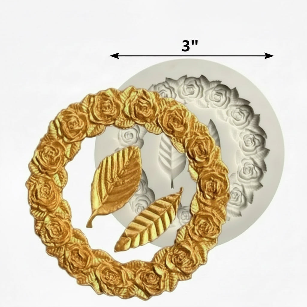 Round Rose Frame