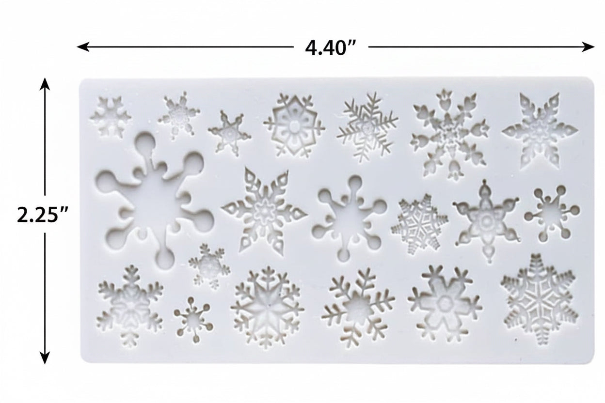 Multiple Snow Flake Mold