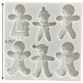 6 Cavities Christmas Mold