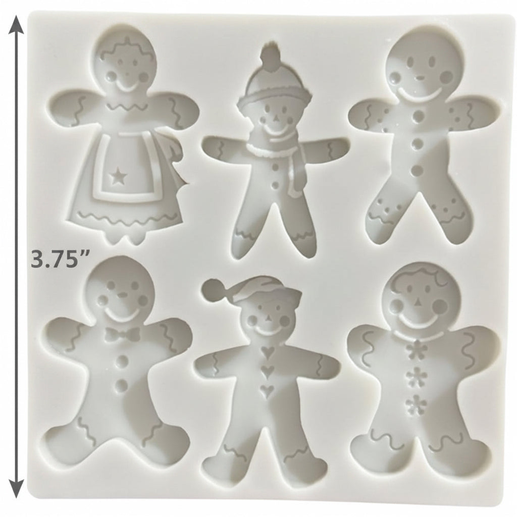 6 Cavities Christmas Mold