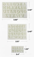 Small Letters & Numbers Mold
