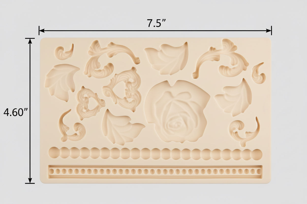 Rose Border Mold