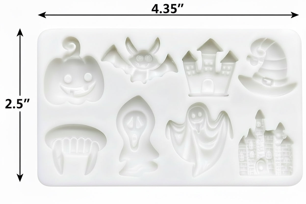 8 Cavity Halloween Mold